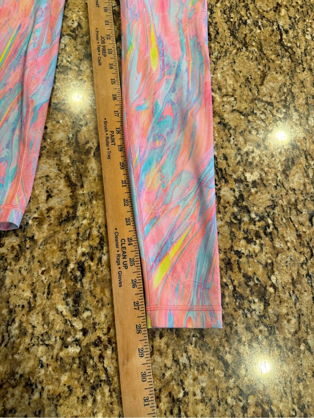 Lululemon Wunder Train High-Rise Tight 28" Prism Marble size 6 like new no flaws - Picture 7 of 7